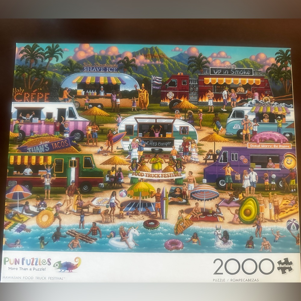 Hawaiian Food Truck Festival 2000 Piece Puzzle